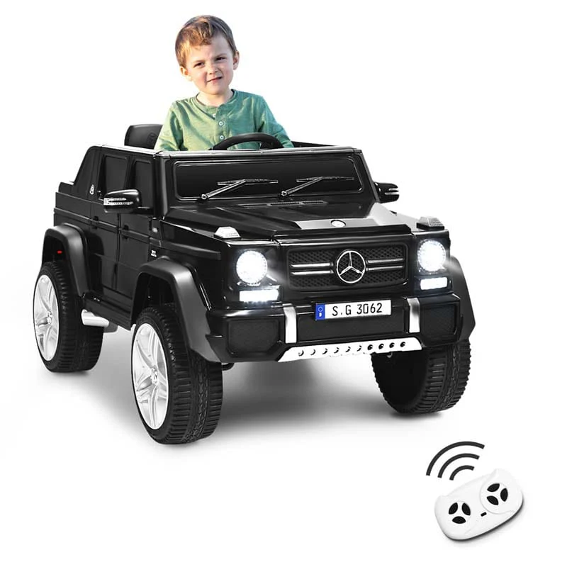12V Mercedes Benz G650 S Licensed Kids Ride On Car Electric Riding Toy Truck With Remote Amp Spring Suspension