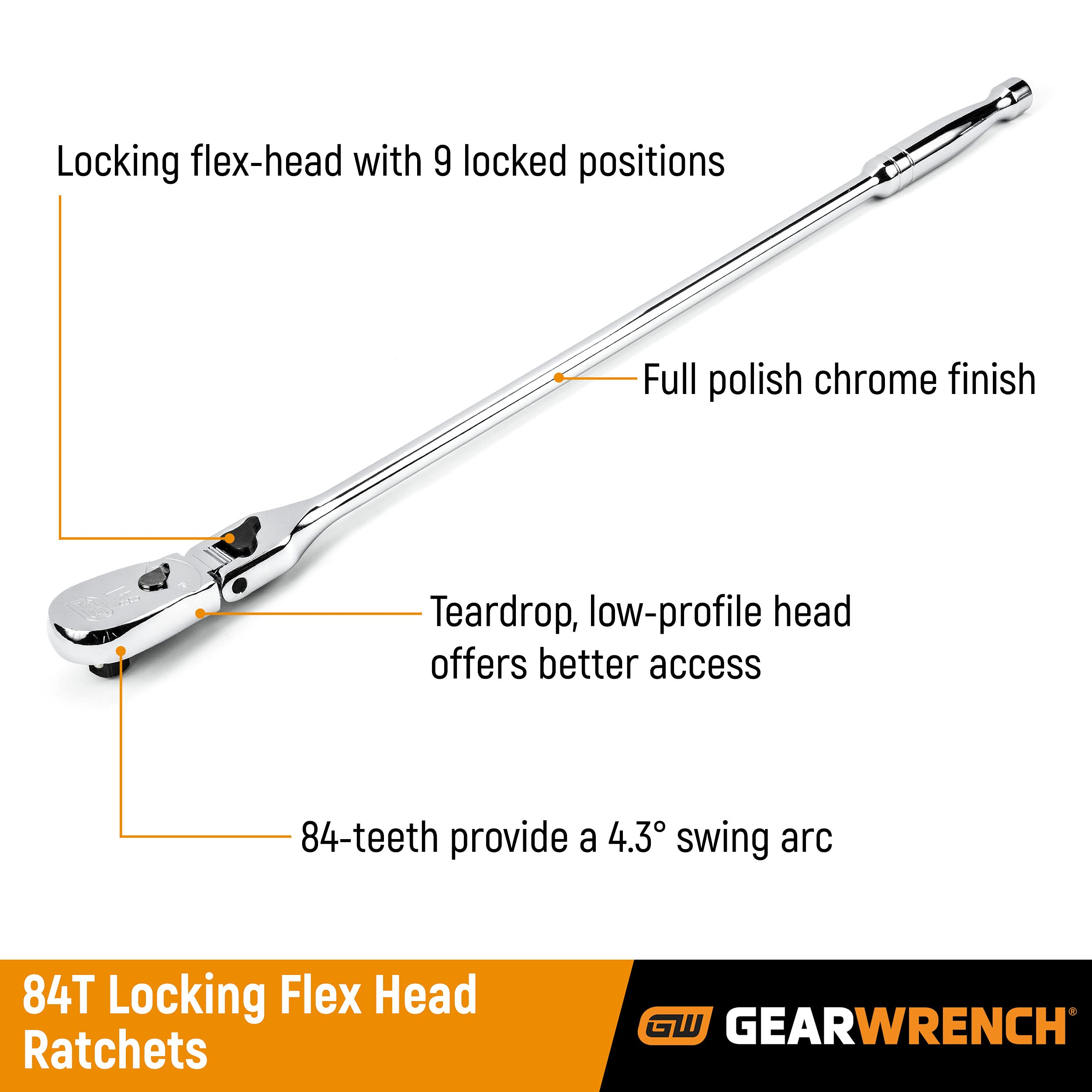 GEARWRENCH Drive Tooth Teardrop Ratchet