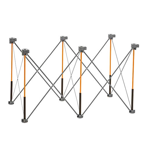Bora Centipede 2x4 Feet Work Stand and Portable Table Sawhorse Support with Folding Collapsible Steel Legs