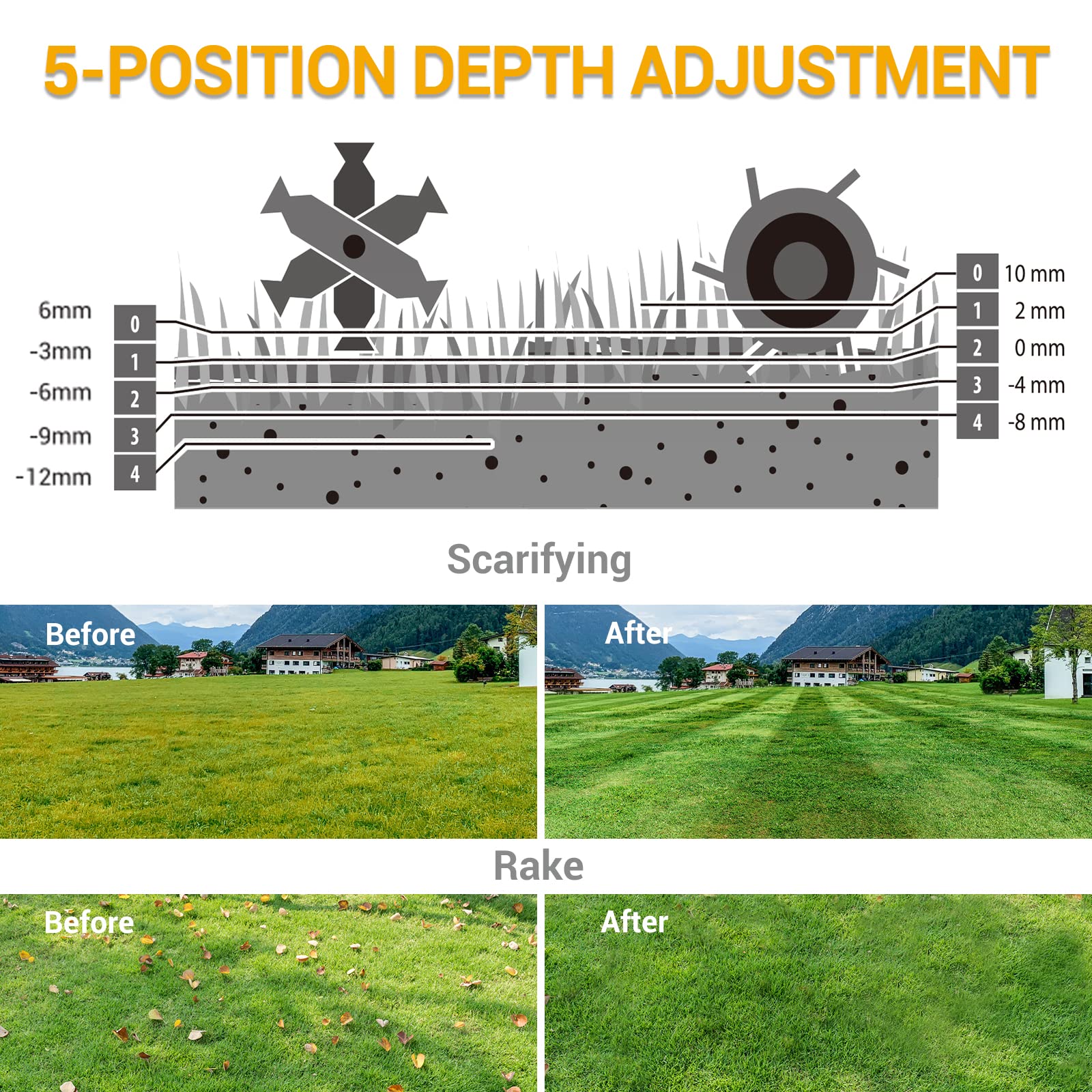 Rock Rocker Dethatcher 5 Position Maintenance