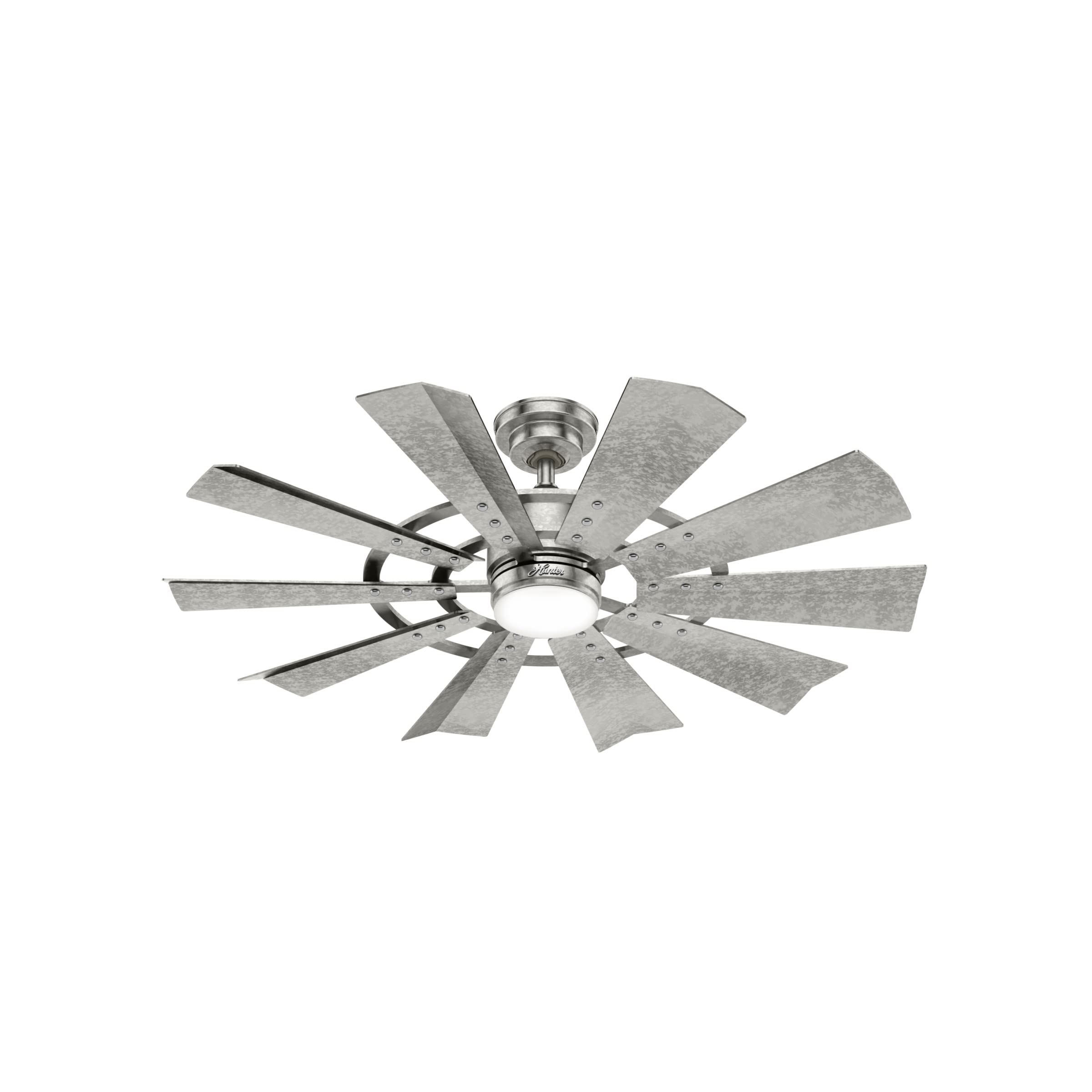 Hunter Fan Company 50730 Crescent Falls Ceiling Fan, 44, Galvanized