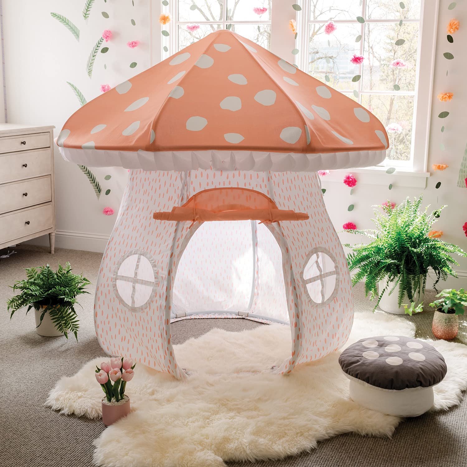 MindWare Mushroom Shaped Kids Playhouse