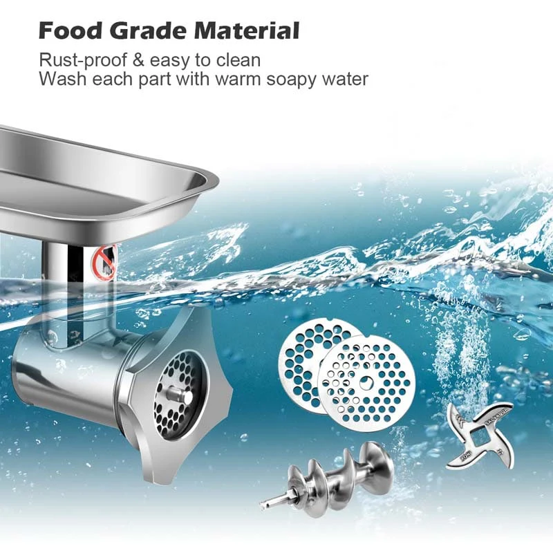 Heavy Duty 550Lbh 1100W Commercial Grade Meat Grinder Stainless Steel Electric Food Grinder Processer