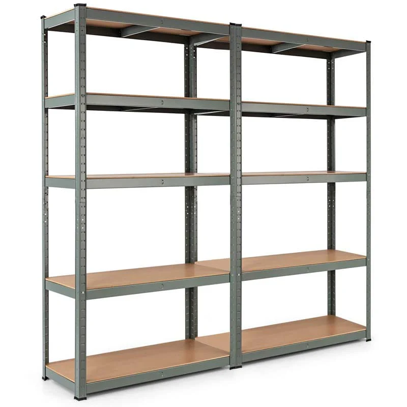 Gray 36Quot X 16039039 X 72Quot 5 Tier Storage Shelving Unit 2000 Lbs Capacity Heavy Duty Metal Utility Shelves Adjustable Storage Racks