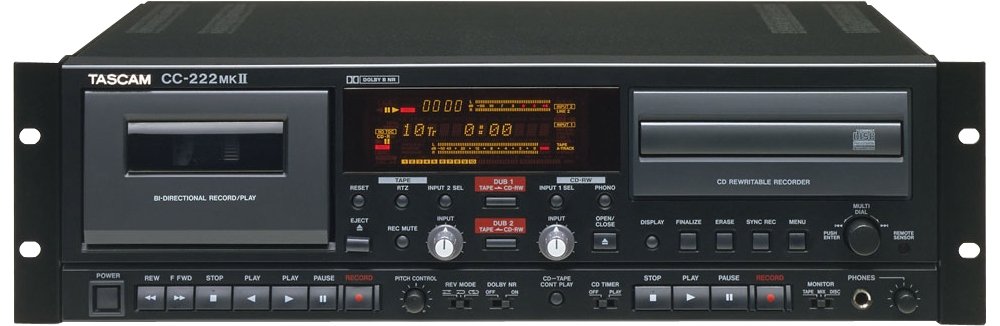 CD Recorder Cassette Combo CC222MKII