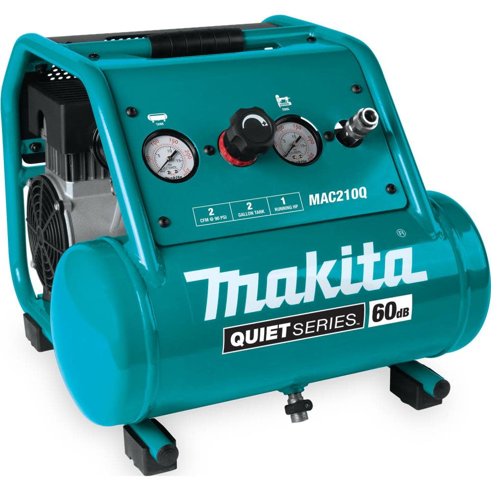 Quiet Series Air Compressor 1 HP 2 Gallon Oil Free Electric MAC210Q from