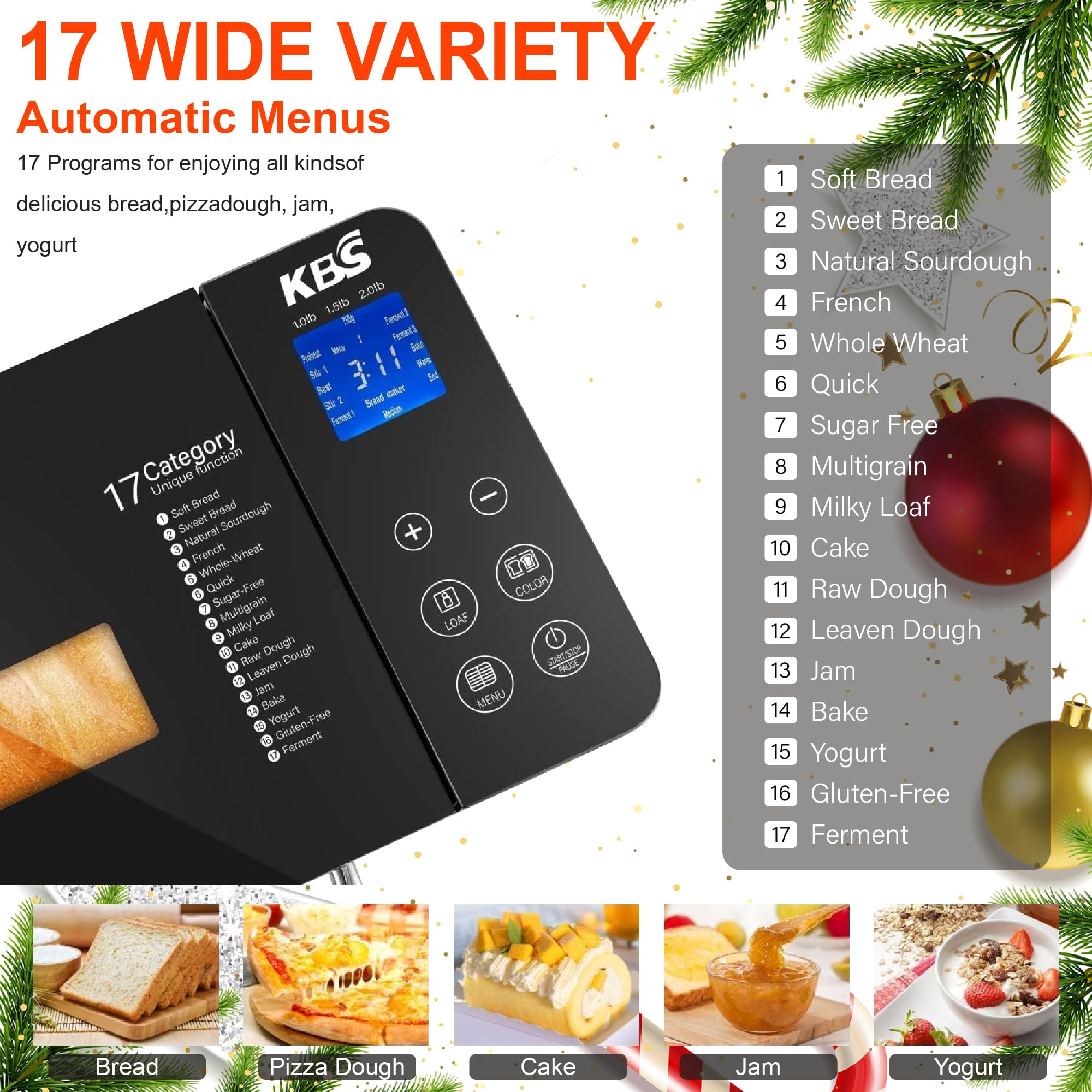 KBS Automatic Bread Machine Stainless