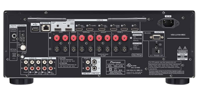 Pioneer Elite 7.2 Channel Black Network AV Receiver