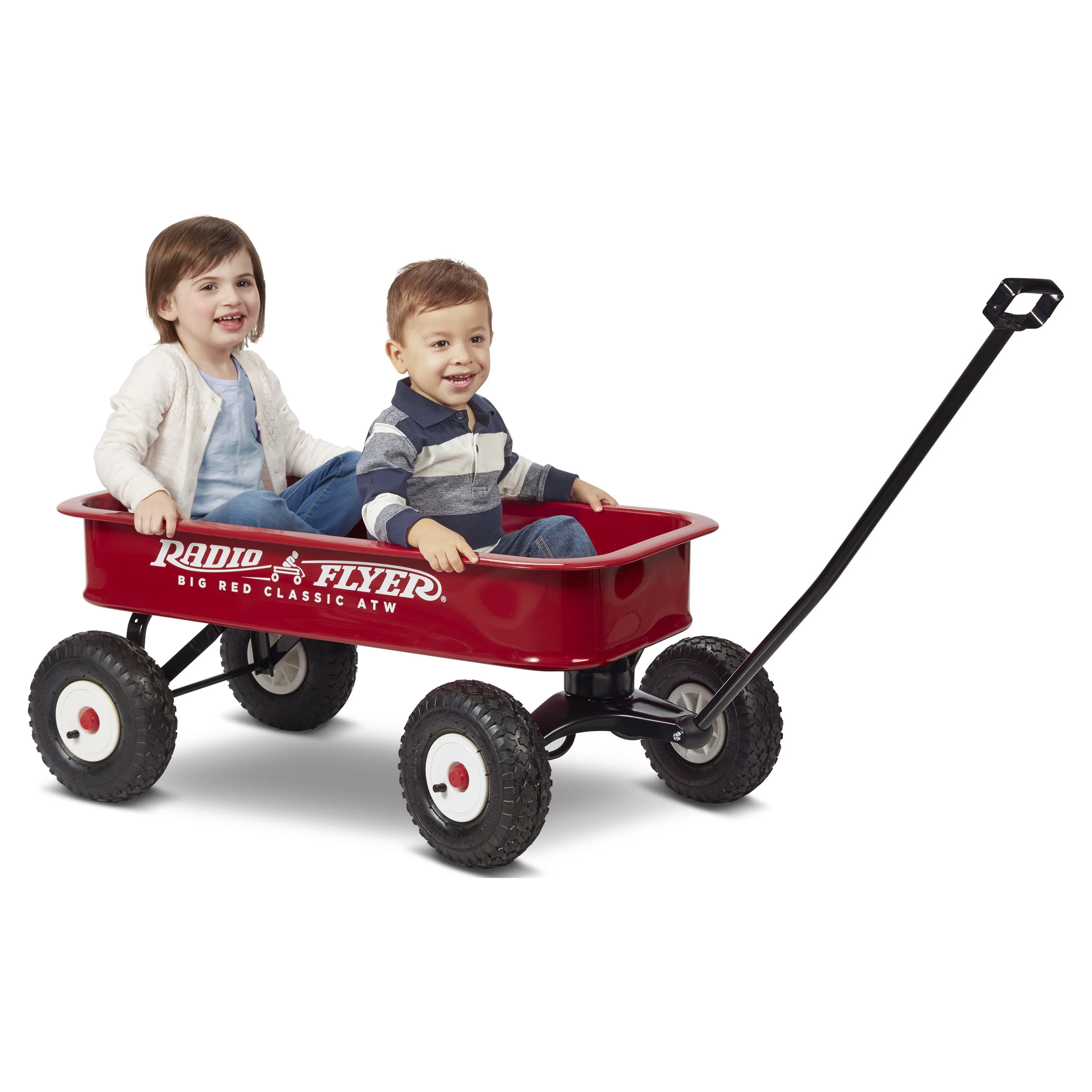 Open Box Radio Flyer 1800 Big Red Classic Extra Long Handle All Terrain Wheels