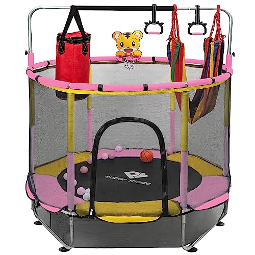 Trampoline Adjustable Toddler Outdoor Enclosure