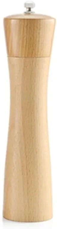 Kitchen Solid Wood Pepper Mill Manual Salt and Peper Grinder with Ceramic Grinding Spice Seasonings BBQ Salt and Pepper Mills