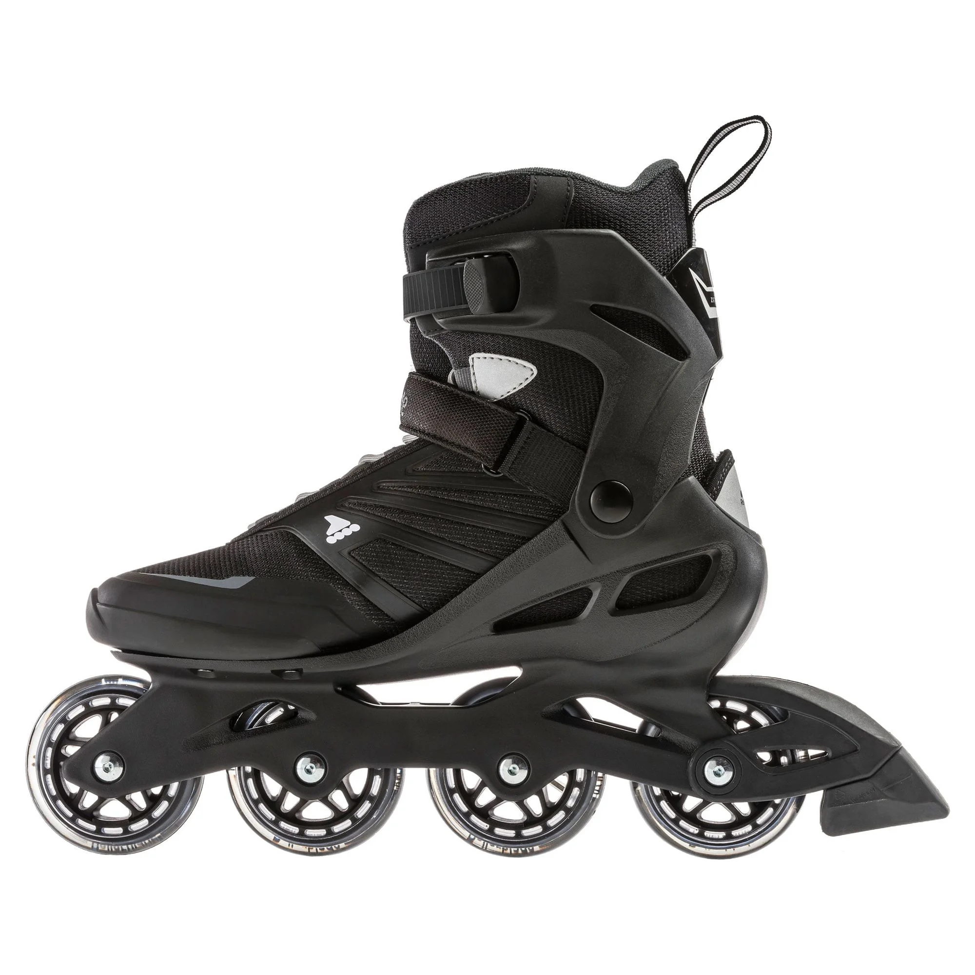 Rollerblade Zetrablade Mens Adult Fitness Inline Skate, Size 10, Black, Silver