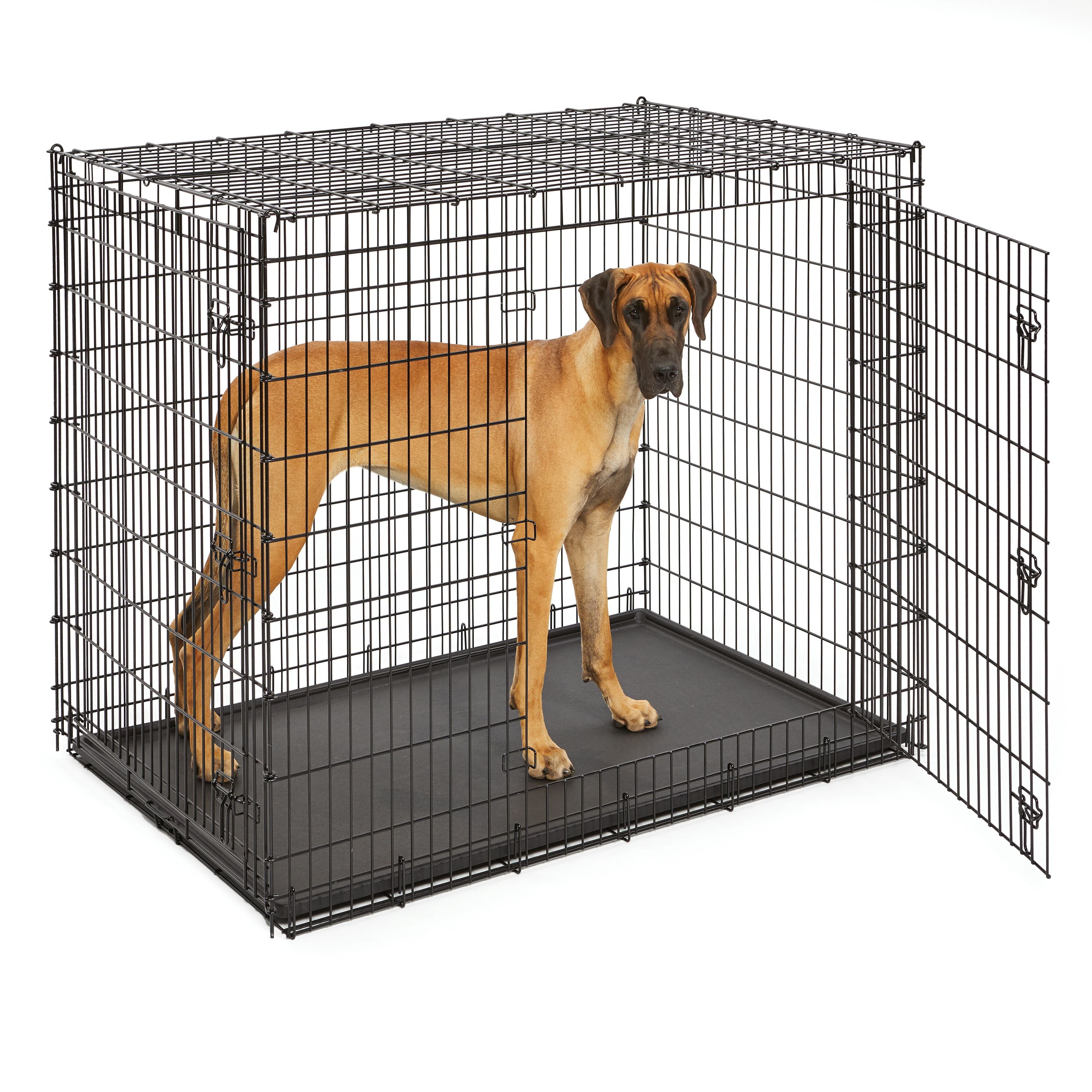 MidWest Homes For Pets XX-Large Double-Door Metal Wire Dog Crate, 54