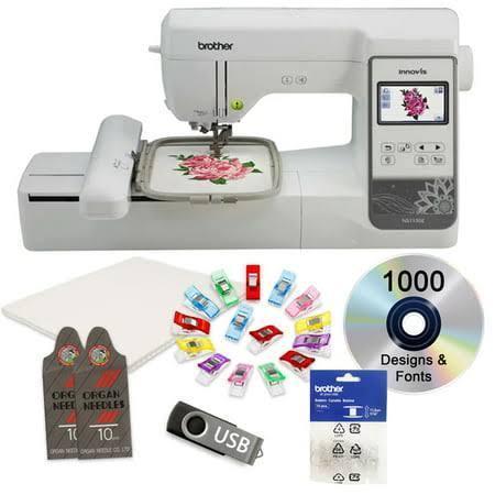 Brother NS1150E Computerized Embroidery Machine with Bonus Bundle * Compare to Brother PE800 *