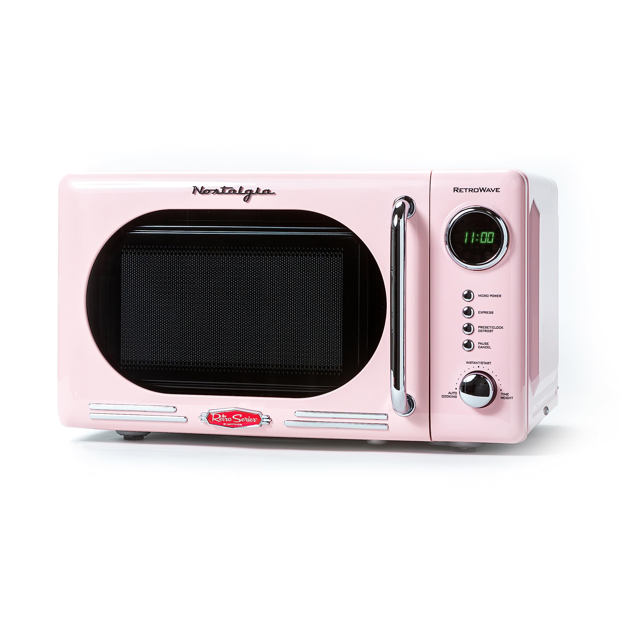 Nostalgia Retro 700 Watt Countertop Microwave