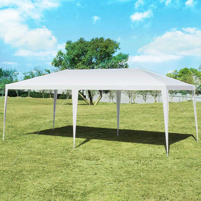 10 X 20 Ft Outdoor Gazebo Canopy Tent Party Wedding Event Tent With Tent Peg Amp Wind Rope