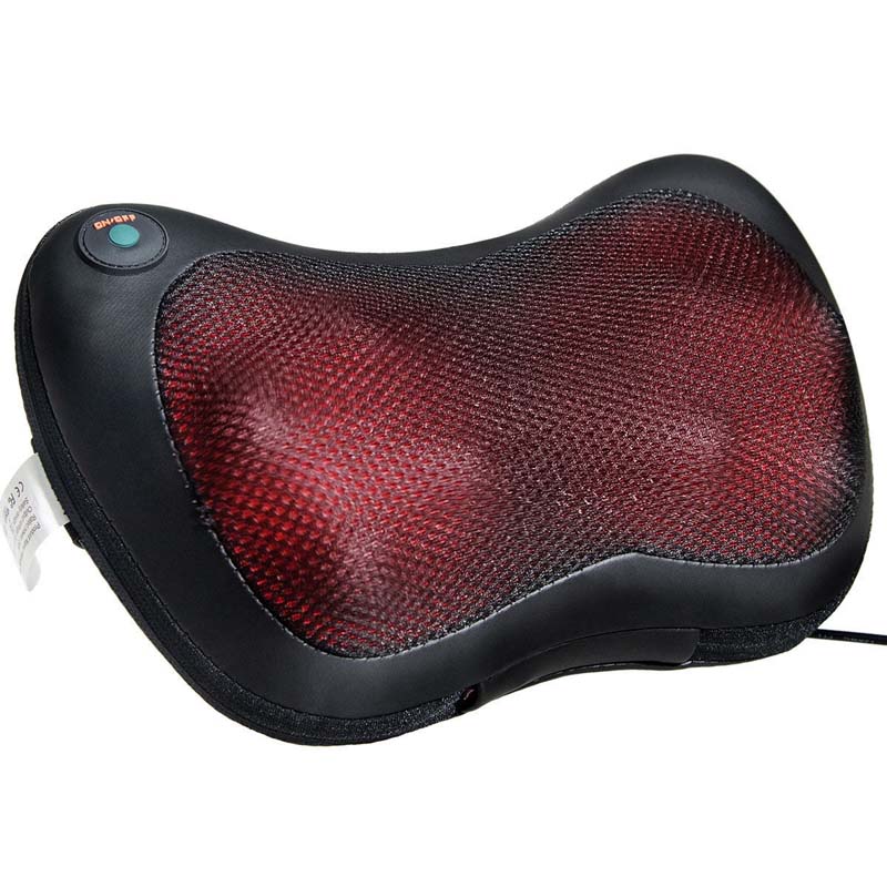 Shiatsu Pillow Massager Shoulder Back Neck Massage Pillow With Heat Deep Kneading For Muscle Pain Relief