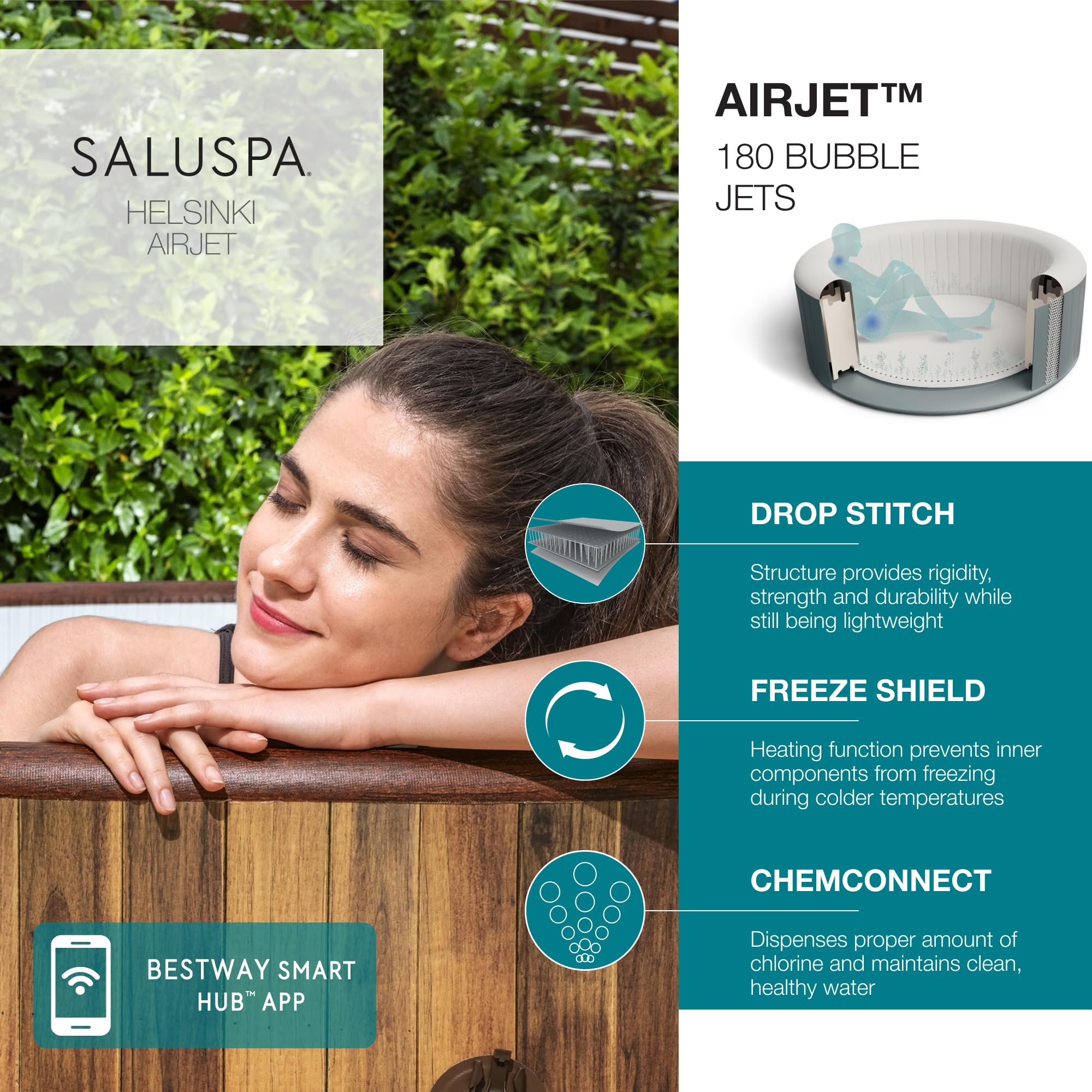 Bestway 54190E SaluSpa Spa Brown