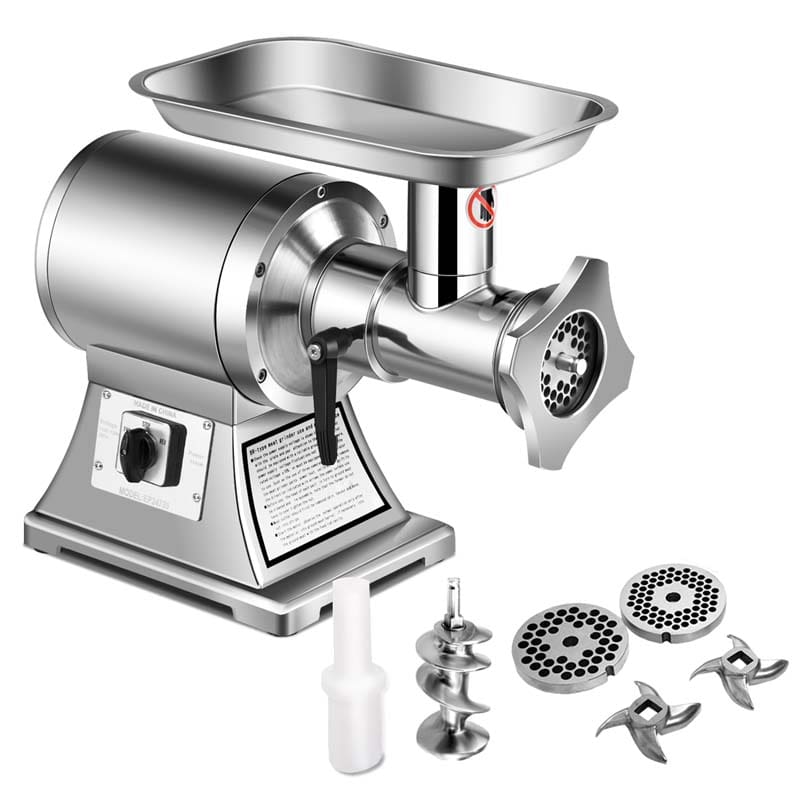 Heavy Duty 550Lbh 1100W Commercial Grade Meat Grinder Stainless Steel Electric Food Grinder Processer