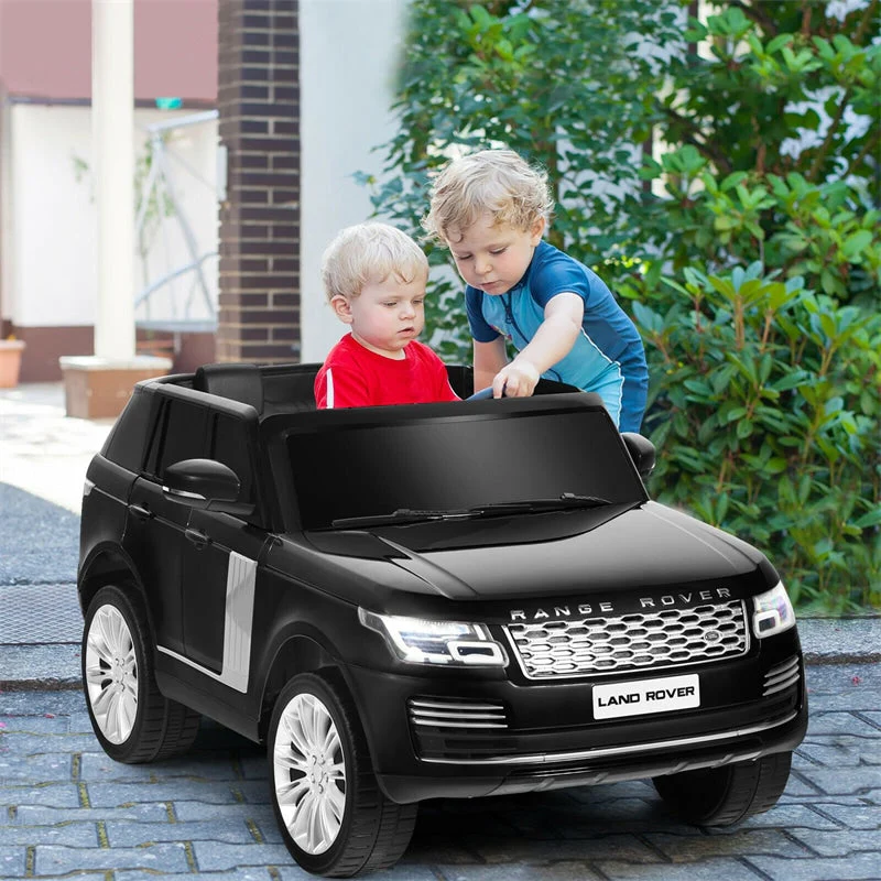 2 Seater Land Rover Licensed Kids Ride On Car 24V Battery Powered Electric Riding Toy Truck With 4Wd Remote