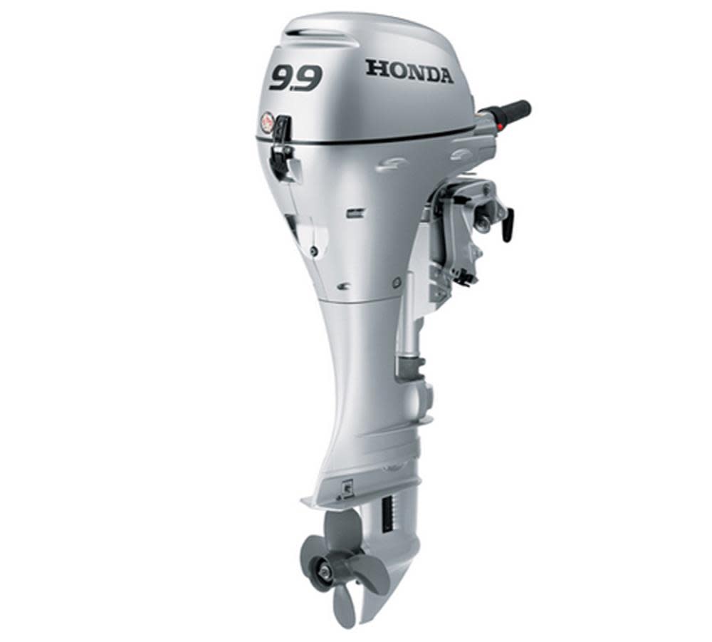 10 HP 4-Stroke Electric Start Outboard Motor with Throttle Grip