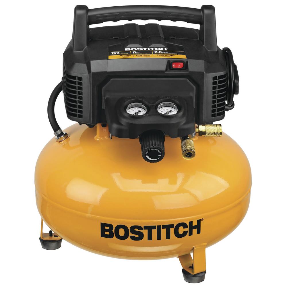 Bostitch? 6-Gallon 150 PSI Portable Electric Pancake Air Compressor