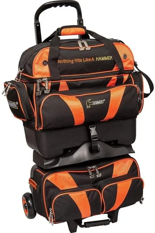Premium 4-Ball Stackable Bowling Bag