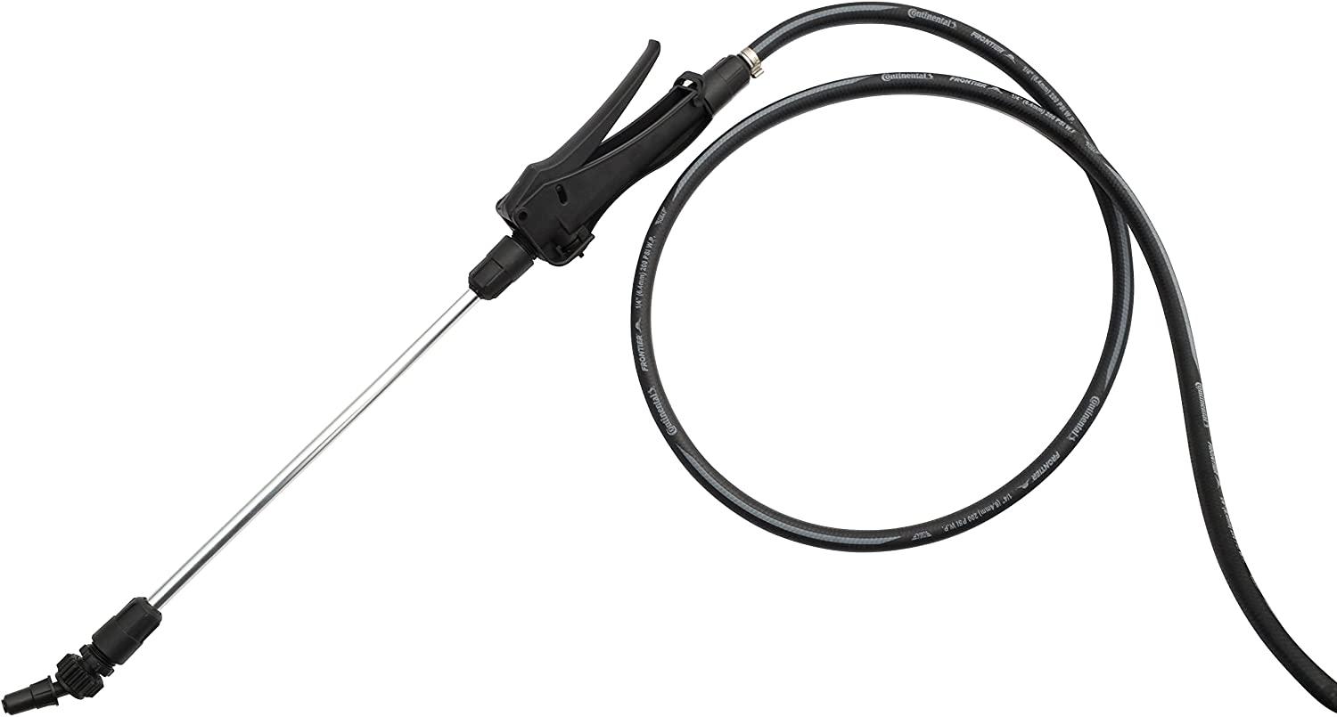 Workhorse Sprayers LG05SS Rechargeable Spot Sprayer ?C White Portable Sprayer with Wheels, Vertical & Horizontal Stream Range, 5 Gallon Tank. Garden Sprayer