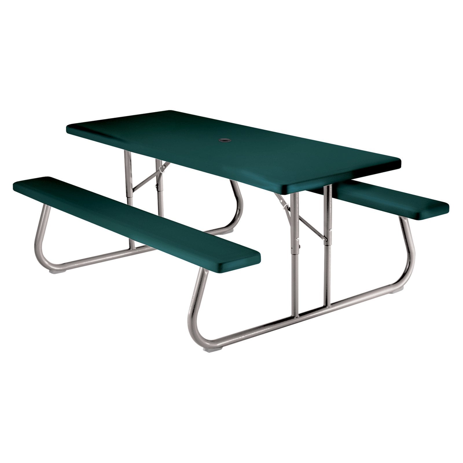 Lifetime 6 Foot Picnic Table, Hunter Green, 22123