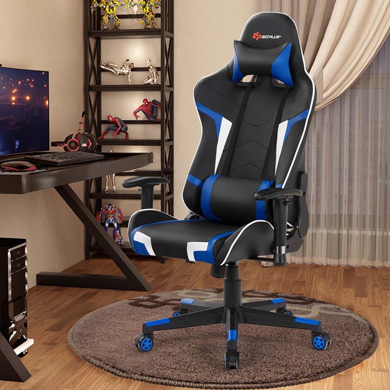 Ergonomic Swivel Massage Gaming Chair Recliner E Sport Gamer Racing Chair Computer Office Chair With Headrest Amp Lumbar Support - Comfortable And Ergonomic Design