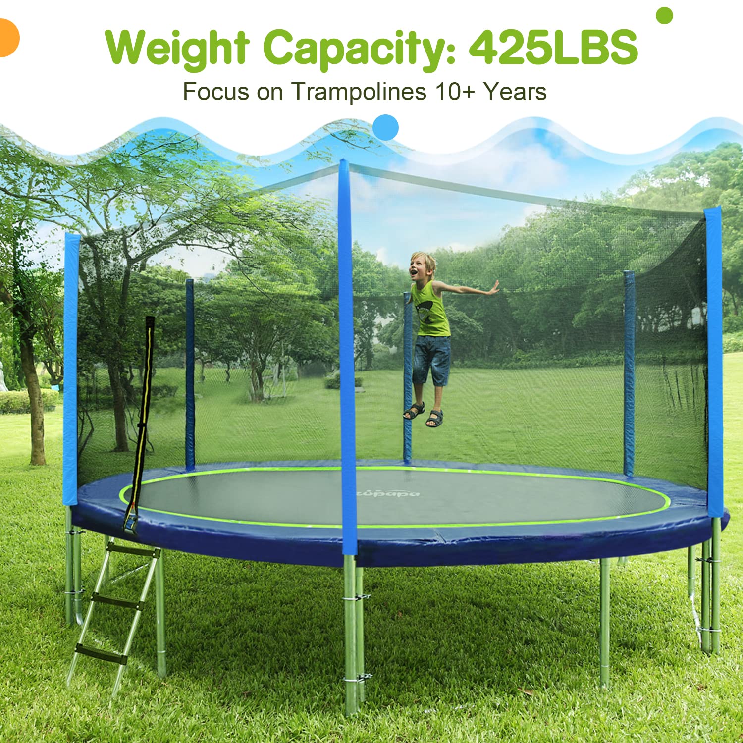 Zupapa Trampoline Enclosure Backyards Trampolines
