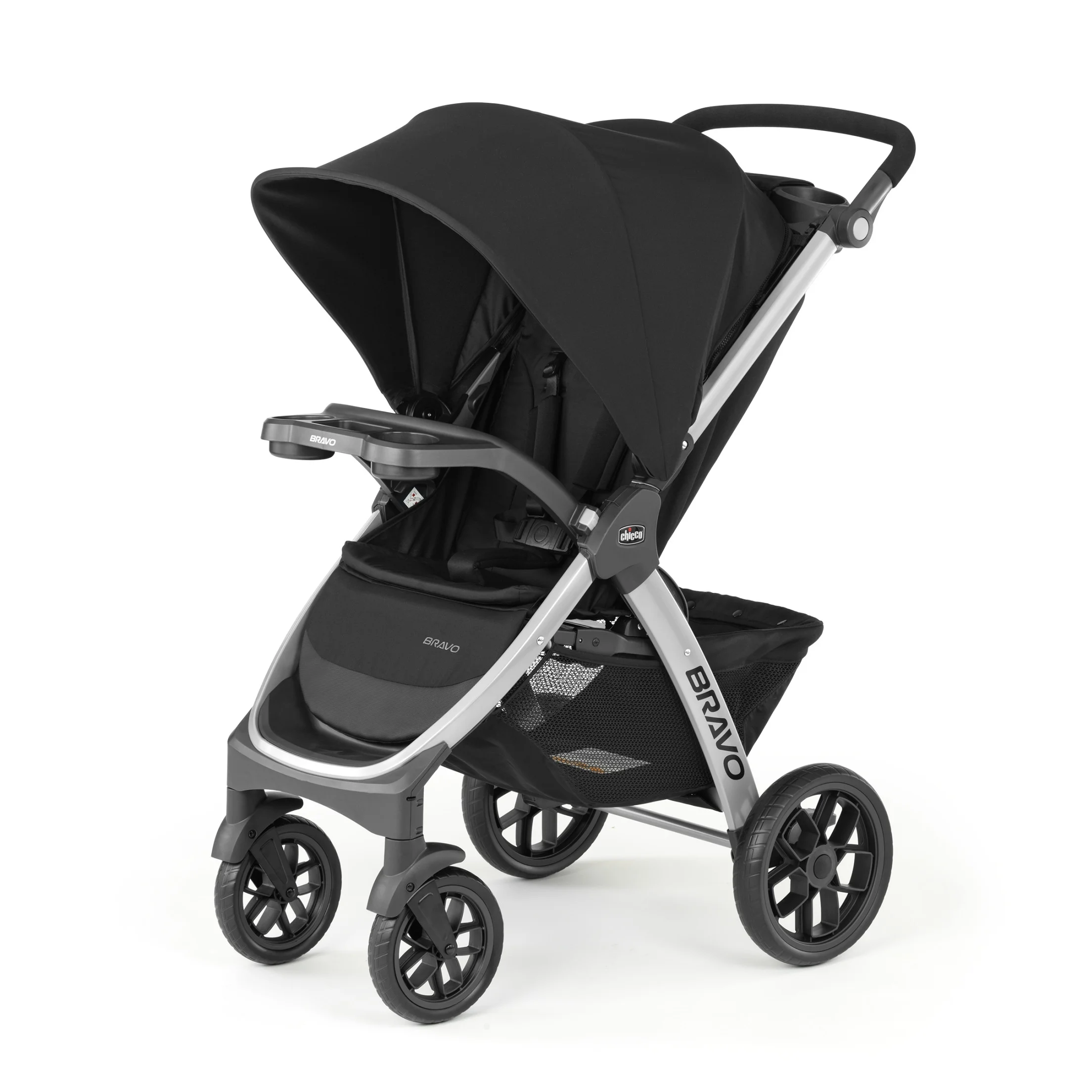 Chicco Bravo Quick-Fold Stroller - Black (Black), New