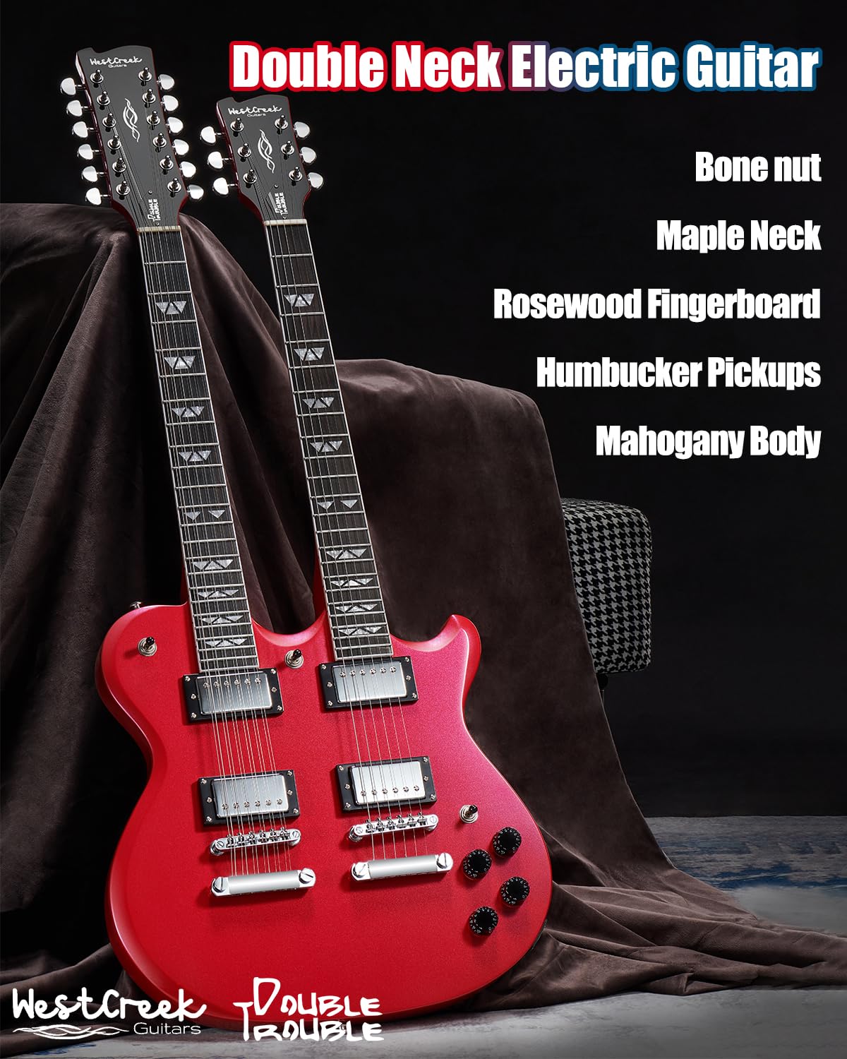 WestCreek DOUBLE TROUBLE Electric Fretboard
