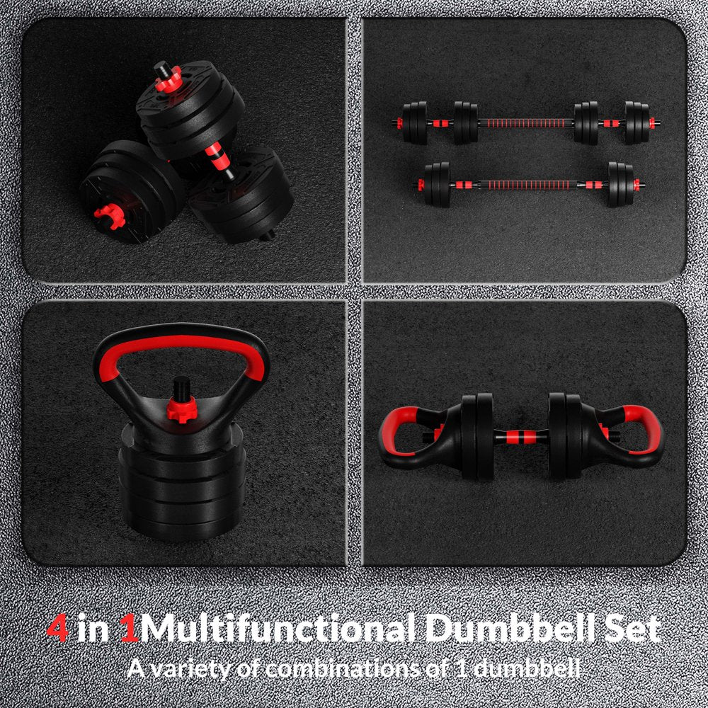 Balancefrom 60Lb 4 In 1 Portable Changeable Dumbbell