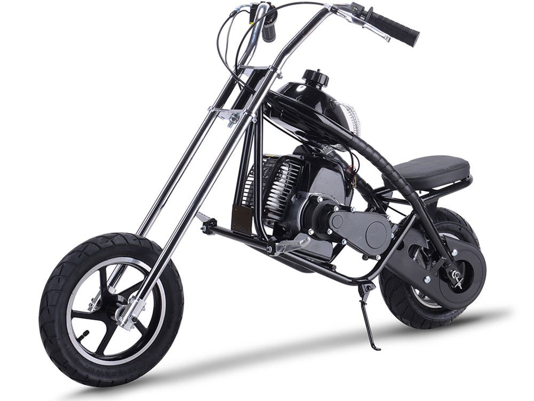 49Cc 2 Stroke Gas Dirt Bike, Max Speed 25Mph, Gas Mini Chopper