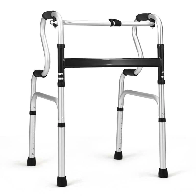 3 In 1 Stand Assist Folding Walker 400Lbs Heavy Duty Walking Mobility Aid Height Adjustable Narrow Drive Walker