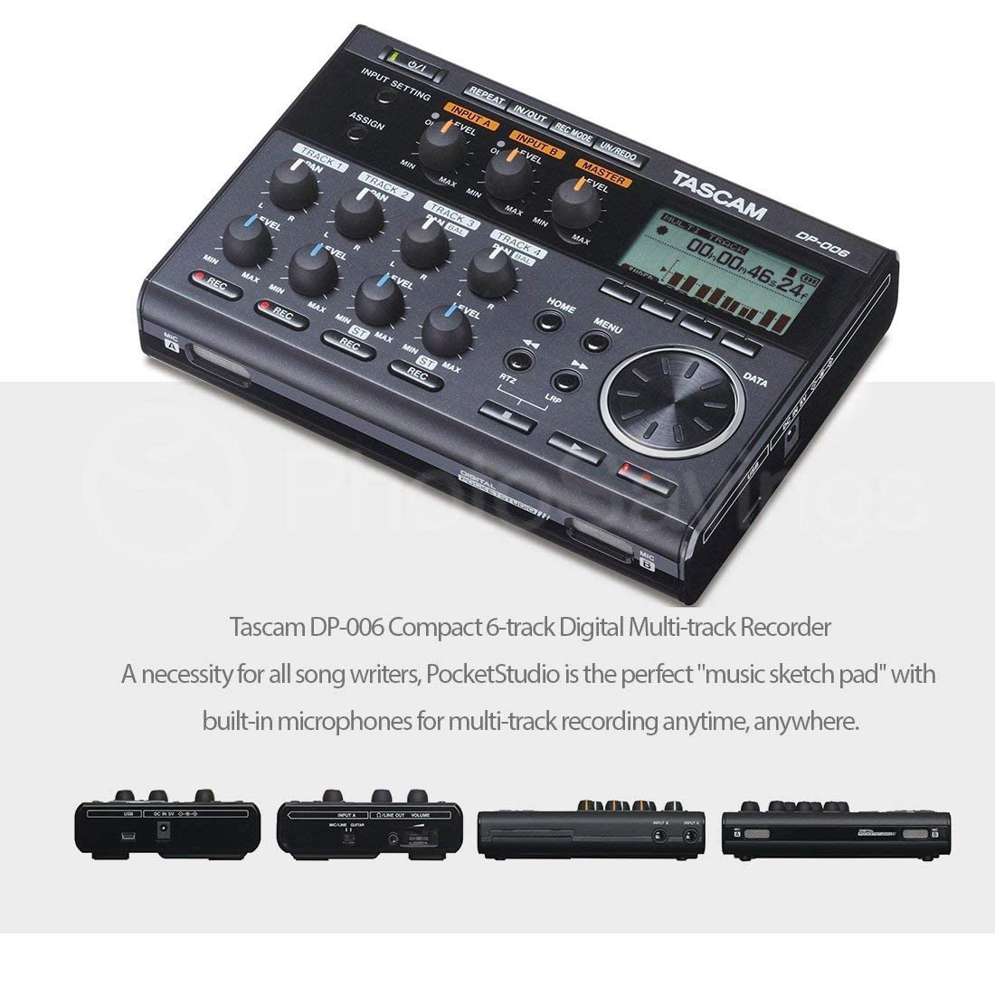 Tascam 6 Track Pocketstudio Accessory Headphones