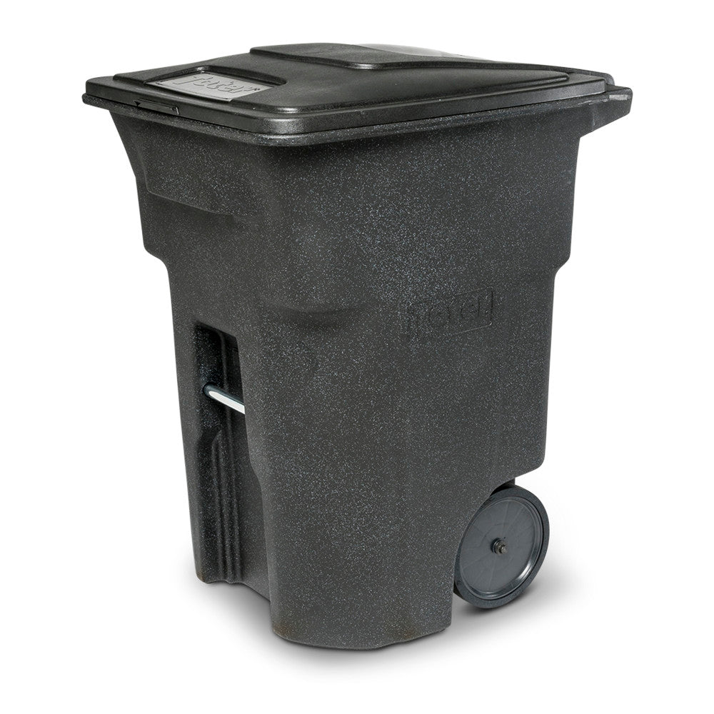Toter 96 Gallon Trash Can with Smooth Wheels and Lid