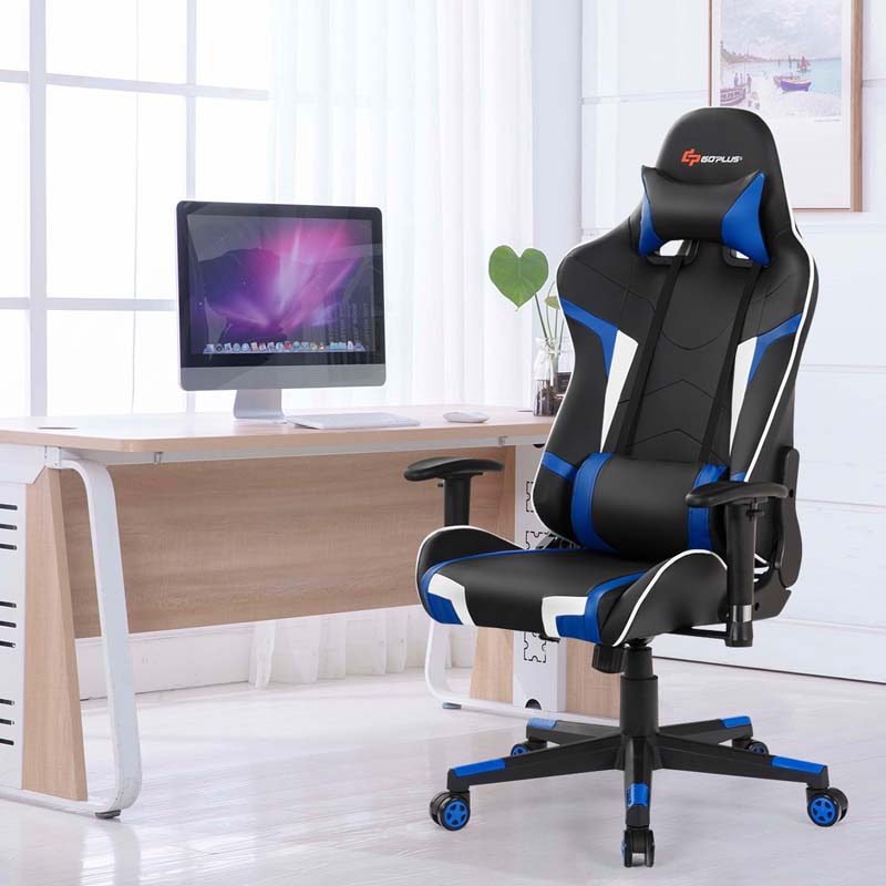 Ergonomic Swivel Massage Gaming Chair Recliner E Sport Gamer Racing Chair Computer Office Chair With Headrest Amp Lumbar Support - Comfortable And Ergonomic Design