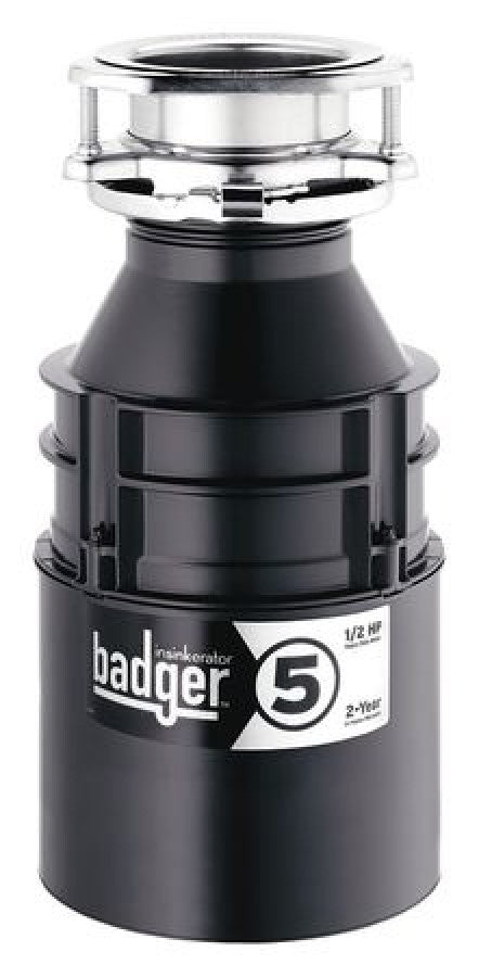 IN-SINK-ERATOR BADGER 5 WITH CORD Garbage Disposal,Badger 5,1/2 HP