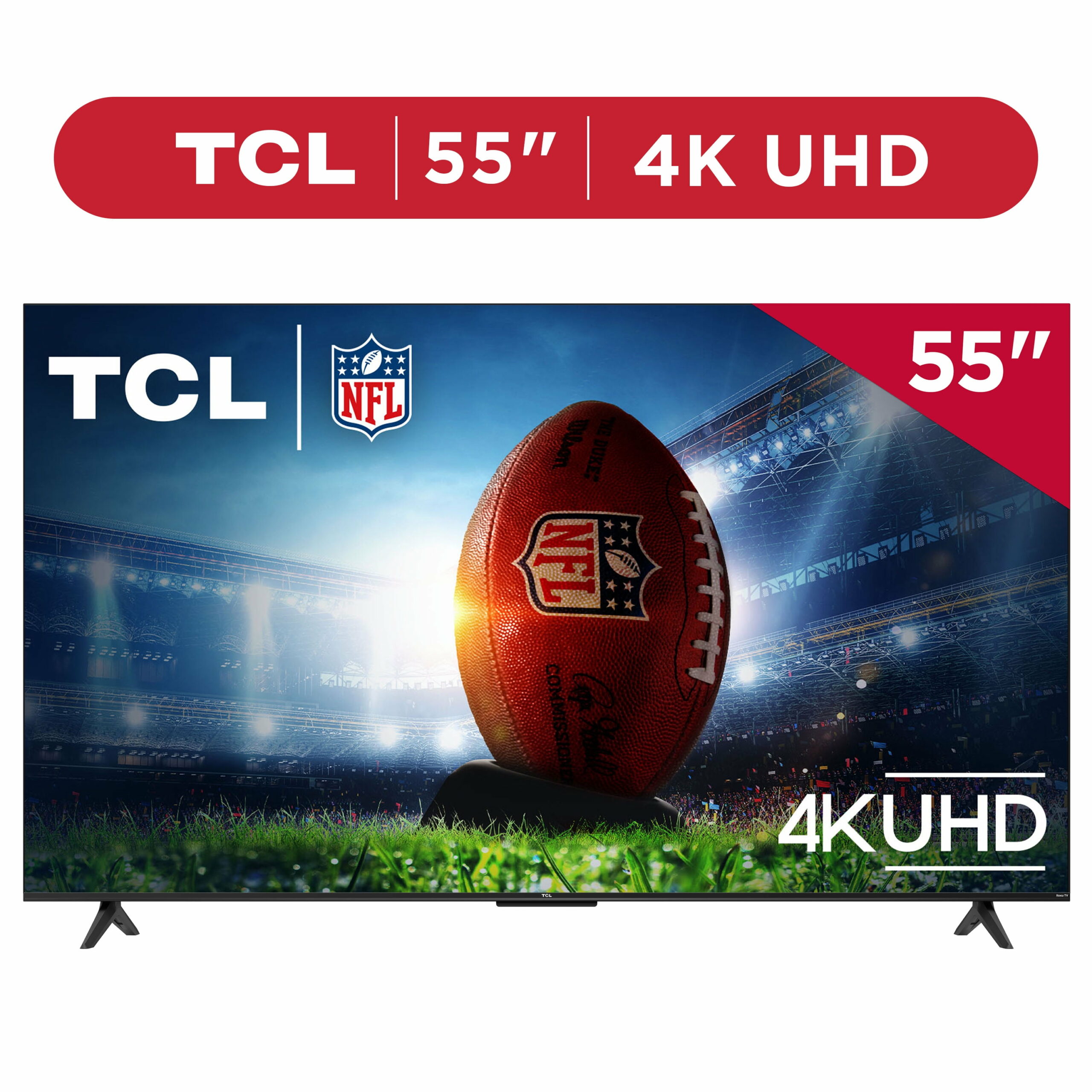 TCL 55��� 4-Series 4K UHD HDR Smart TV with Roku, Voice Control, and 4 HDMI Inputs