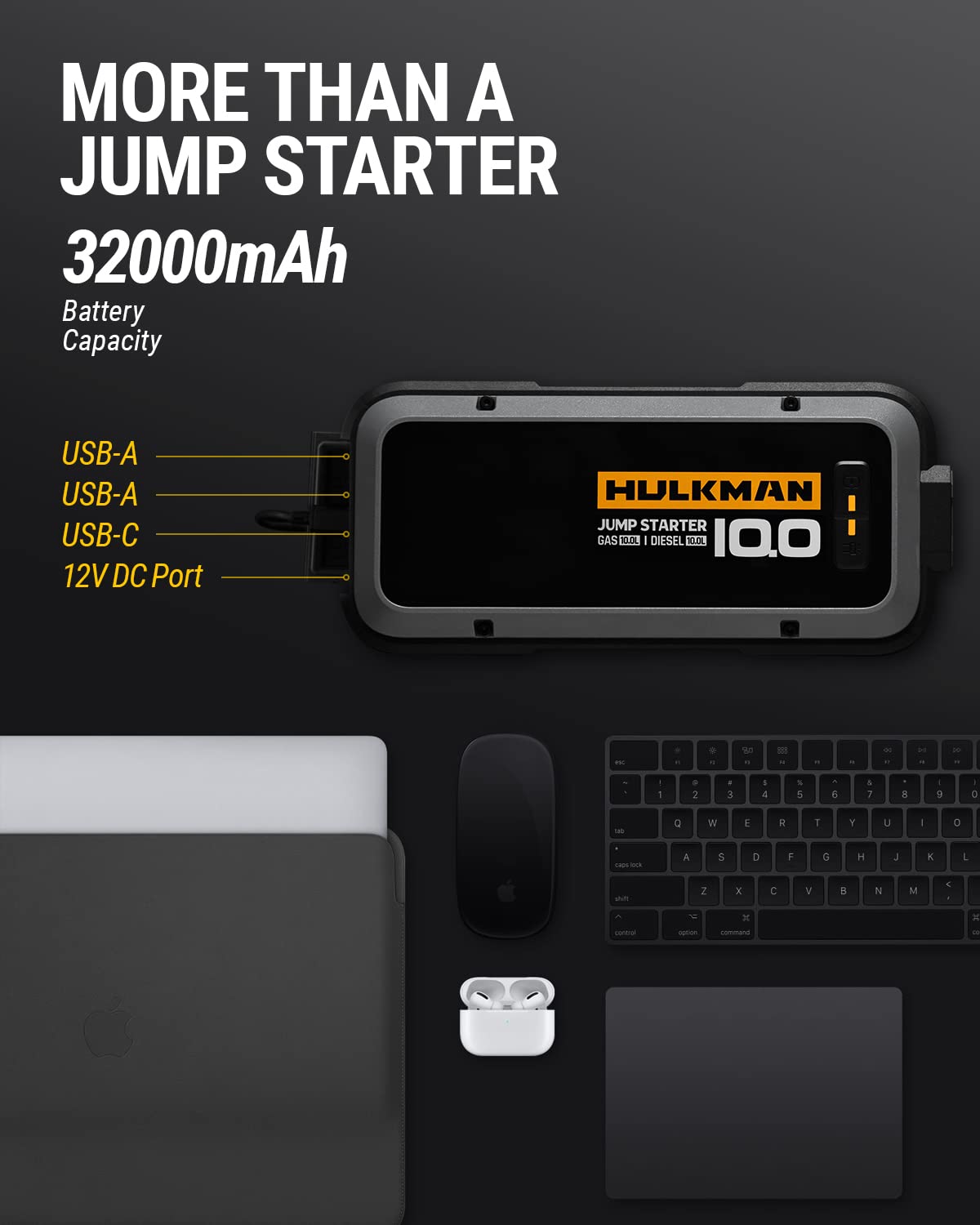 HULKMAN Alpha100 Starter 32000mAh Portable