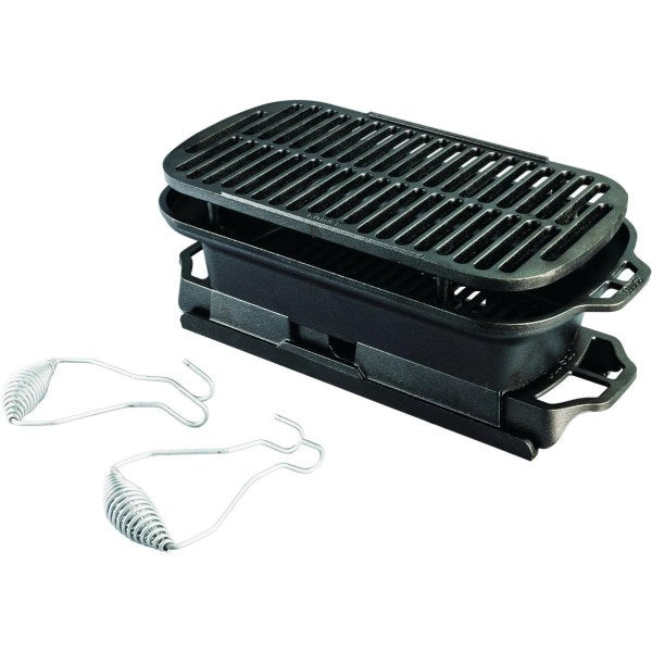 Lodge Sportsmanand#8217;s Cast Iron Pro Grill
