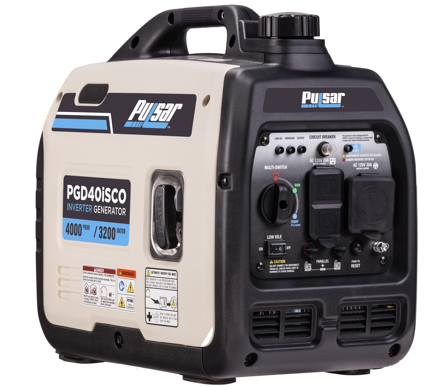 Pulsar PGD40ISCO Portable Inverter Generator